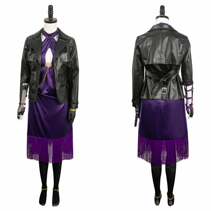 Tekken 8 ALISA Cosplay Traje para homens e mulheres, casaco e jaqueta Kazama Jin, Halloween Carnival Party Suit, traje Hwoarang, vestido