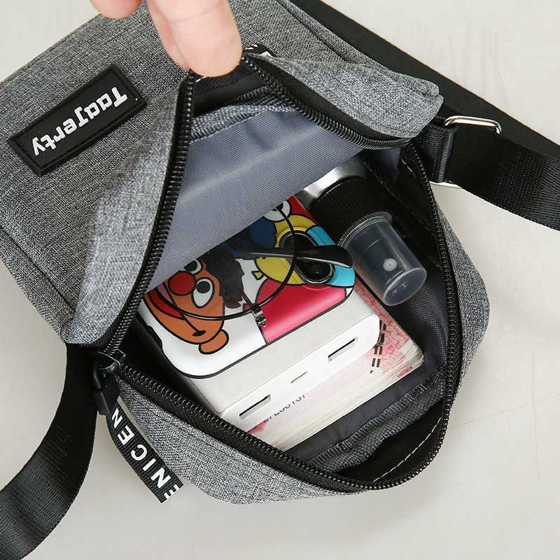 Men's Bags Canvas Messenger Bag Casual Crossbody Shoulder Bags Waterproof Business Shoulder Bag for Men Travel Satchel Purse