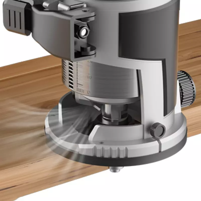 710W Electric Trimmer Router di legno Fresatrice Carpenteria Strumenti di taglio manuale Strumento per la lavorazione del legno Trimmer laminato