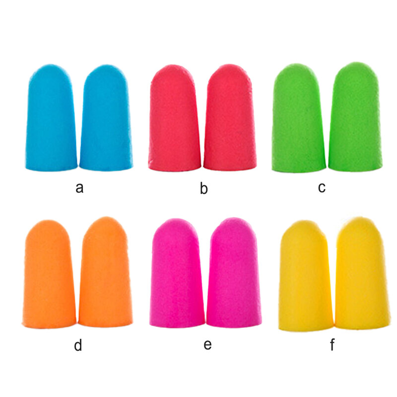 Pack of 10 Travel Sleep Noise Prevention Earplugs Protector Accessories