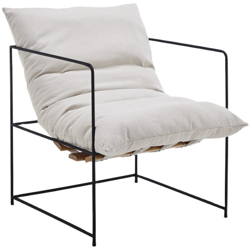 Kursi Sofa tunggal Nordic, kursi malas mewah, kursi makan, ruang tamu Modern, furnitur negosiasi, furnitur