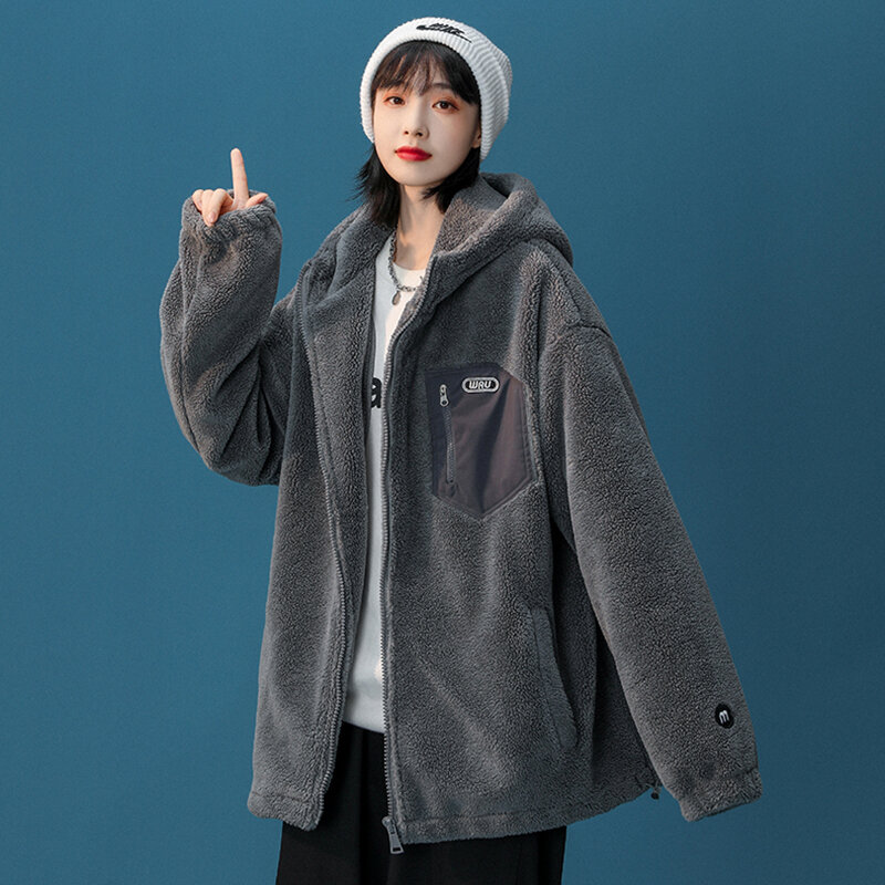 Парки женские зимние плотные теплые женские пальто в Корейском стиле Харадзюку универсальная уличная одежда с длинным рукавом Новинка шикарные повседневные для студентов