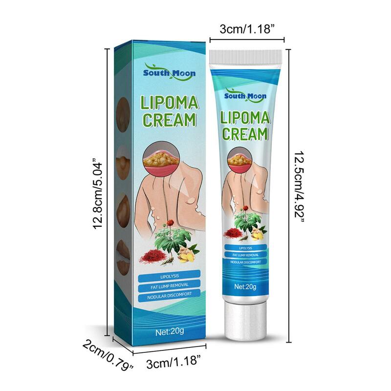 20g Lipoma Removal Cream Easy to Use Portable Ointment Mild Skin Friendly Fat Lump Removal