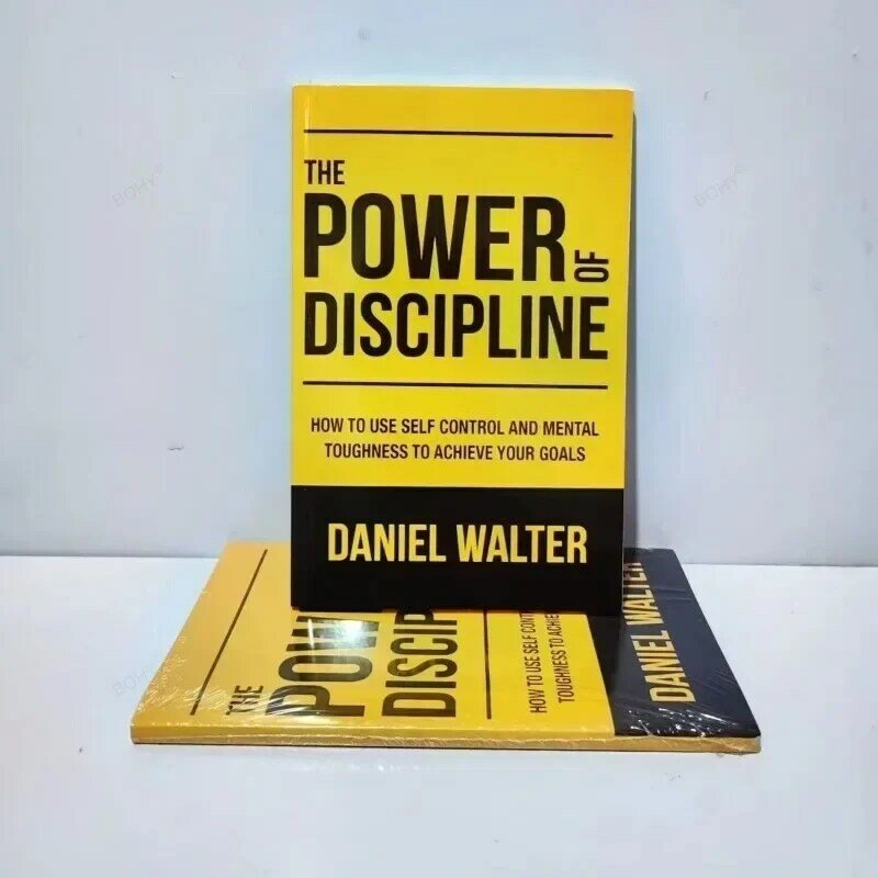قوة الانضباط من قبل دانيال دي ، كتاب تحفيزي للمساعدة الذاتية الإنجليزية ، كتاب ورقي ، كتاب واحد