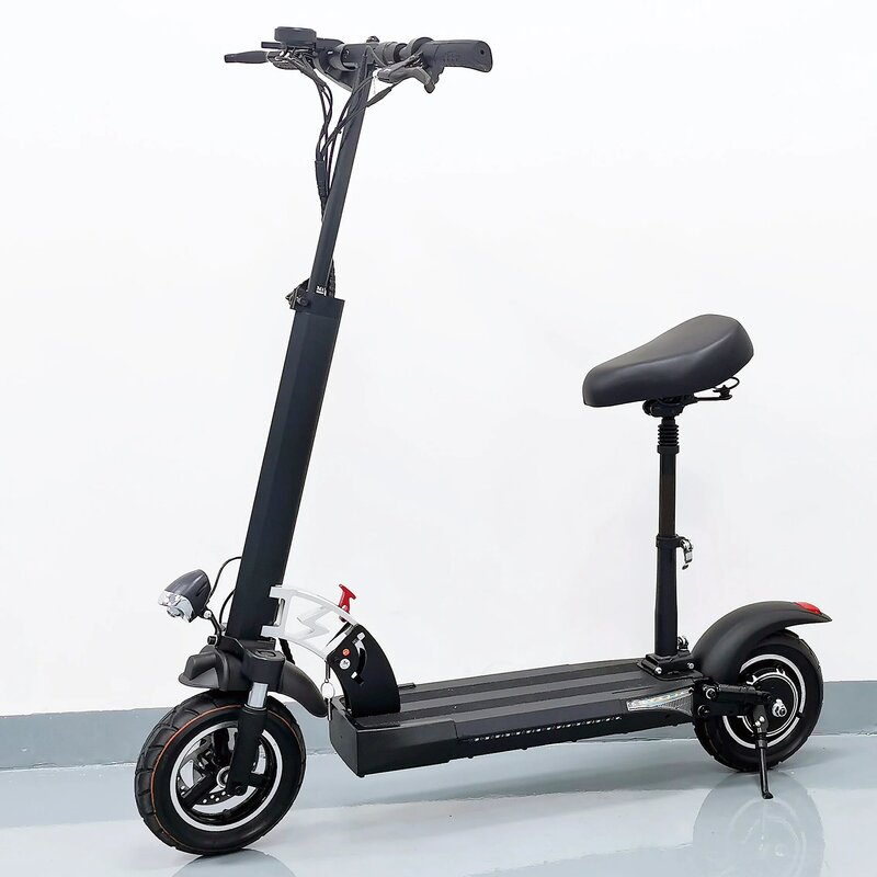 800W Eu Us Warehouse Scooter Electric 10 Inch Hvd-3 Electric Skateboards Scooter Foldable Electric Bike Scooter With Seat Europe