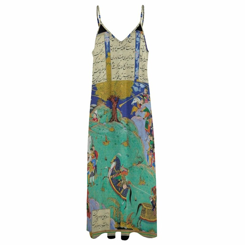 Persian Miniature Sleeveless Dress fairy dress beach dresses luxury woman party dress