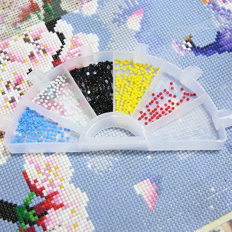 Diamond Painting Accessoires Dienblad Organizer, Strass Tray Sorter, Diamond Painting Opslagcontainers Voor Steentjes 6 Sleuven