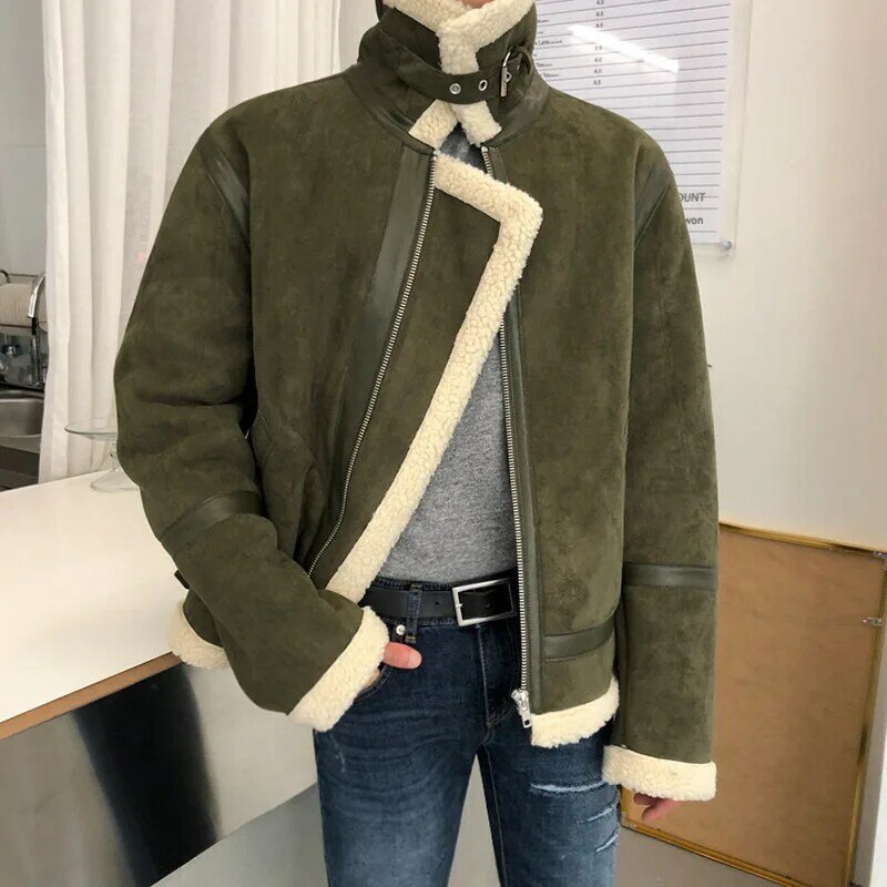 Algodão masculino-roupas acolchoadas no inverno, versão coreana, marca de moda ins solto e engrossado algodão acolchoado jaqueta