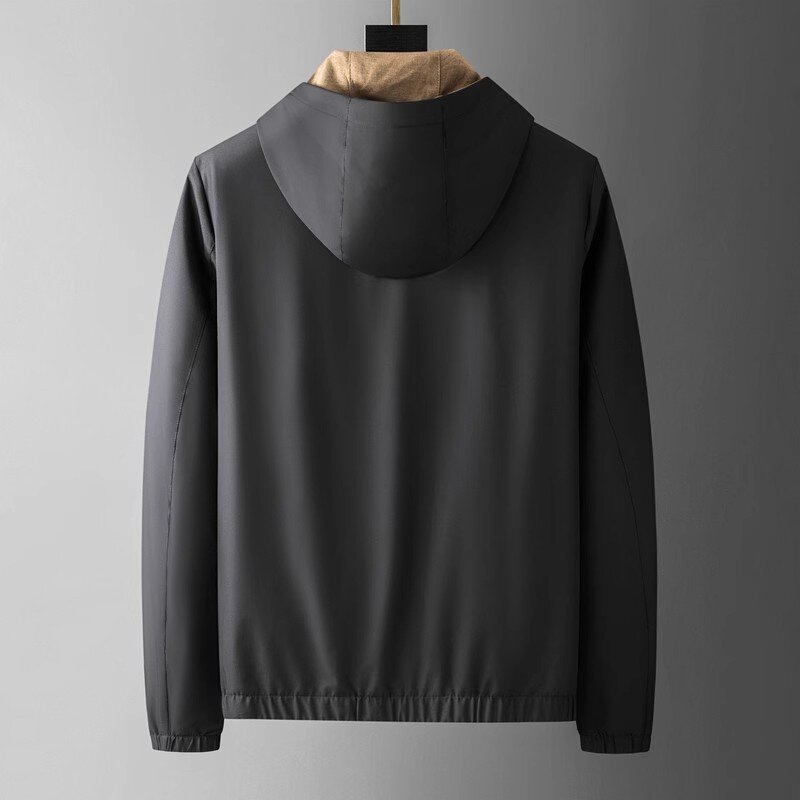 JSBD~Collection of luxury tastings! Tencel wool lining reversible wear functional men's casual hooded jacket jacket