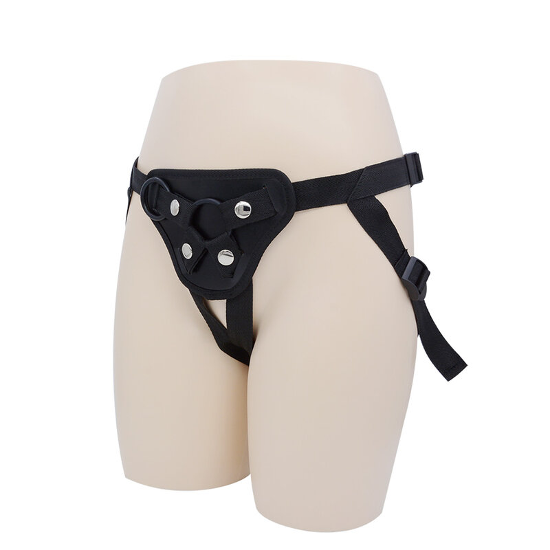 Dildo celana panjang PU untuk wanita, celana panjang Dildo dapat dipakai dengan tali Harness, mainan seks dewasa, mainan masturbasi wanita, toko produk
