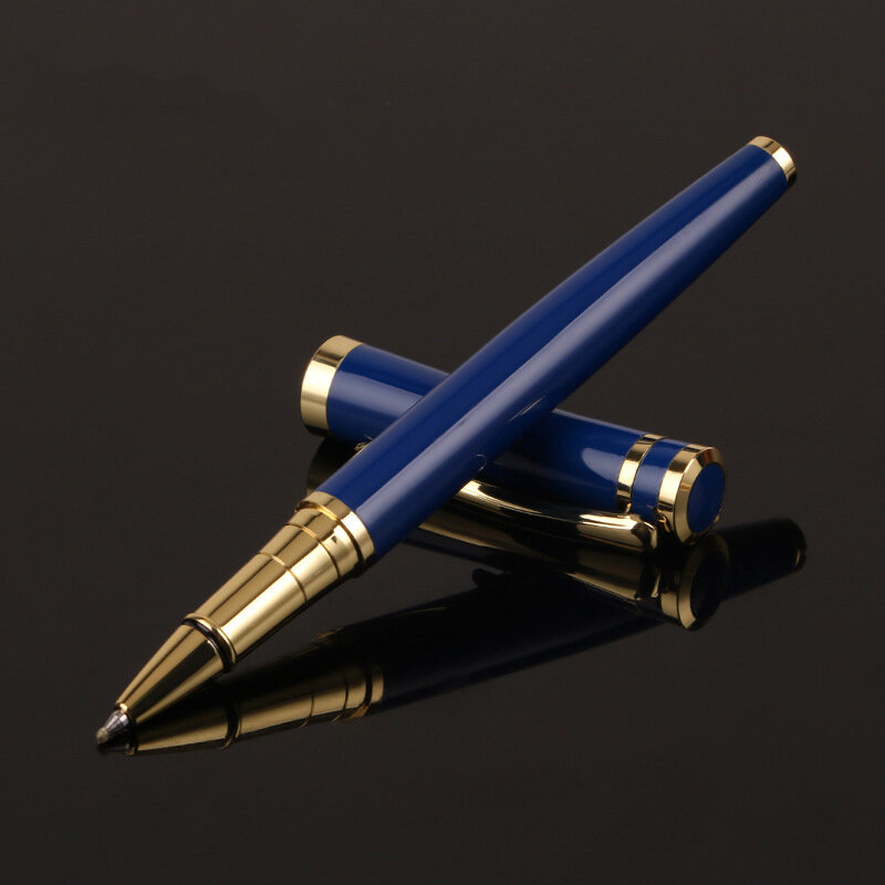 Luxe Metalen Bal Punt Pen Clip Handtekening Balpennen Voor Zakelijk Schrijven Kantoor Briefpapier Aangepast Logo Naam Cadeau