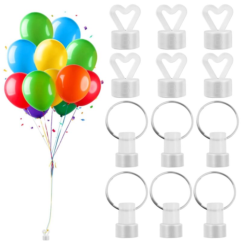 16 Stück Ballon gewicht für Helium, Ballon gewichte, Ballon gewichte für Helium ballons, Plastikset für Hochzeit, Geburtstag