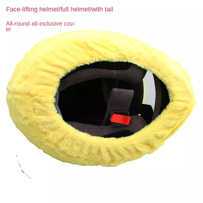 Pokemon Pikachu Helmhoes Geschikt Voor Motorfiets Full Face Helm Modulaire Helm Pluche Beschermhoes Decoratie