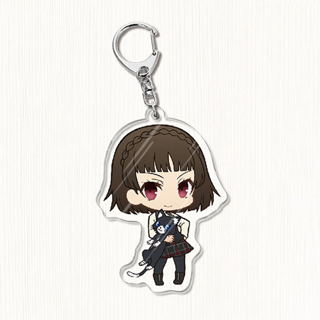 Spiel Persona 5 Schlüssel bund Ren Amiya Ryuji Sakamoto Anne Takamaki Cartoon Druck Acryl Schlüssel ring Kette Sammlung Otaku Geschenk
