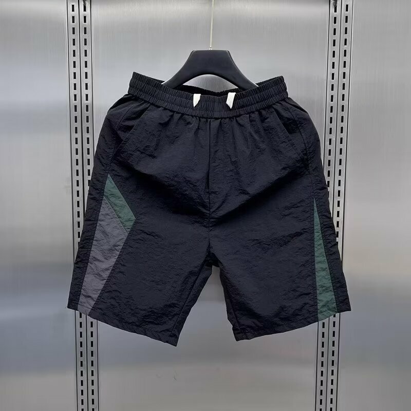 Szybkoschnące szorty Cargo marka modowa luźna moda japońska 2024 męskie letnie dorywczo proste szerokie nogawki amerykańskie spodenki sportowe
