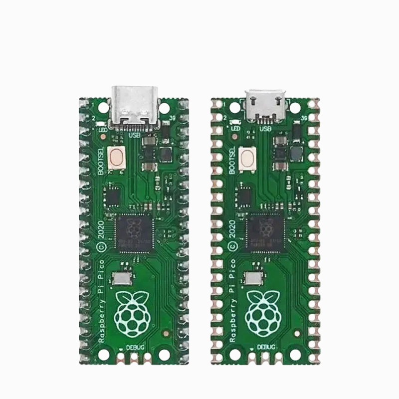 Raspberry Pi Pico Board RP2040, microordenadores de baja potencia, procesador de Cortex-M0 de alto rendimiento, doble núcleo, 264KB