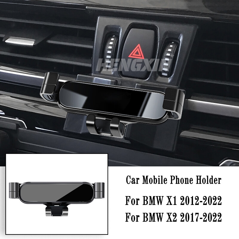 차량용 휴대폰 거치대, 중력 내비게이션 브래킷, 공기 배출구 클립 브래킷, 회전식 지지대, BMW X1 X2 F39 F47 F48 F49 2012-2022
