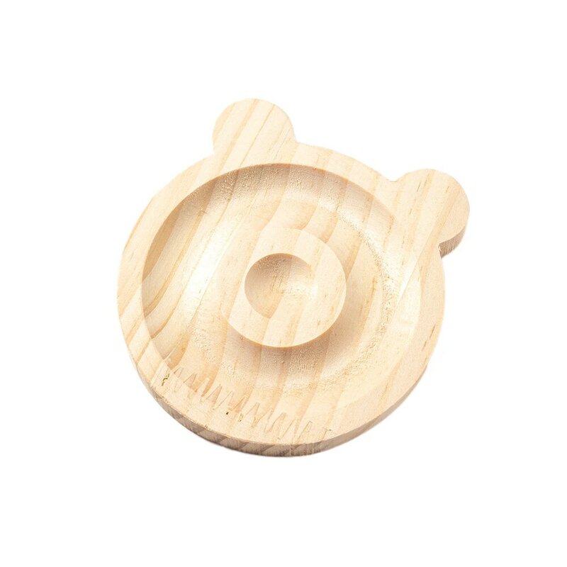 1 buah pelat desain manik-manik kayu alat DIY piring tampilan Surround tangan kalung gelang kerajinan perhiasan baki temuan Aksesori