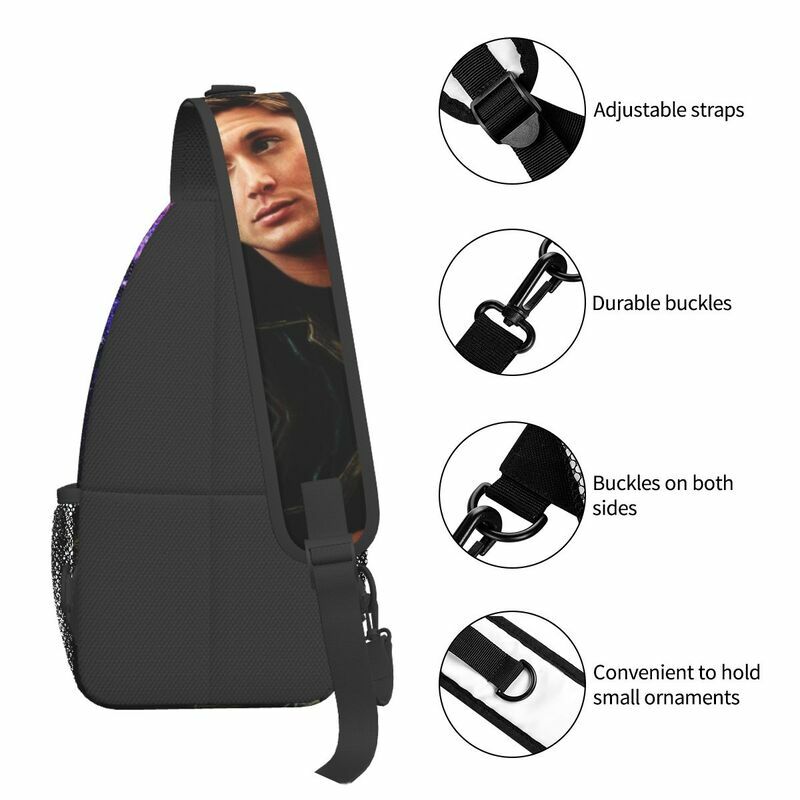 Нагрудная сумка Dean Winchester на ремне, сверхнатуральный рюкзак через плечо для ТВ-шоу, мужской повседневный рюкзак для велоспорта, кемпинга