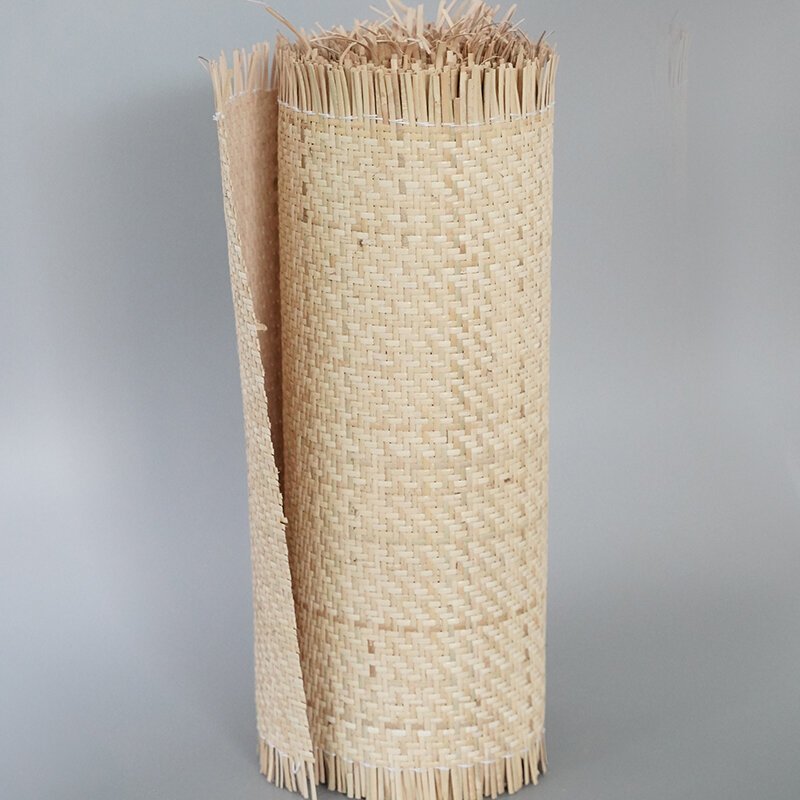 35-80cm Width 15 Meters Whole Roll Handwoven Indonesian Natural Real Rattan Diy Weaving Repair Furniture Chairs Tables Materials