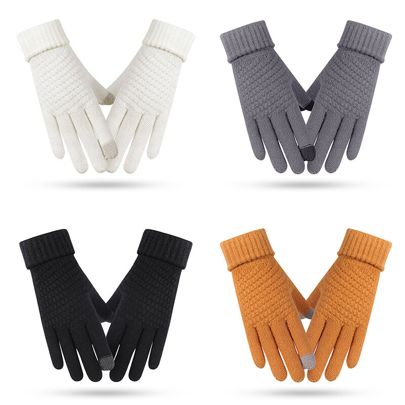 Зимние перчатки для сенсорного экрана для женщин и мужчин