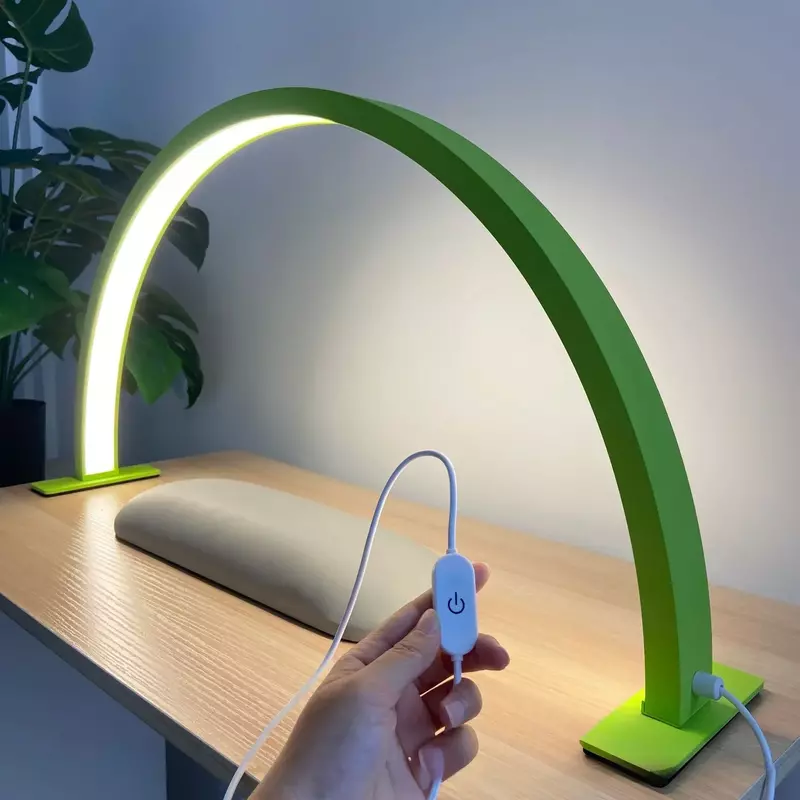 뷰티 살롱 LED 반달 네일 테이블 사진 램프, 속눈썹 익스텐션, 눈썹 속눈썹 램프 아치 네일 램프 보충