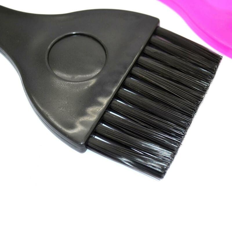Salão cabeleireiro cor mistura pente, tingir cabelo escova set, ferramentas de tonalidade, cabelo colorir aplicador, ferramenta simples