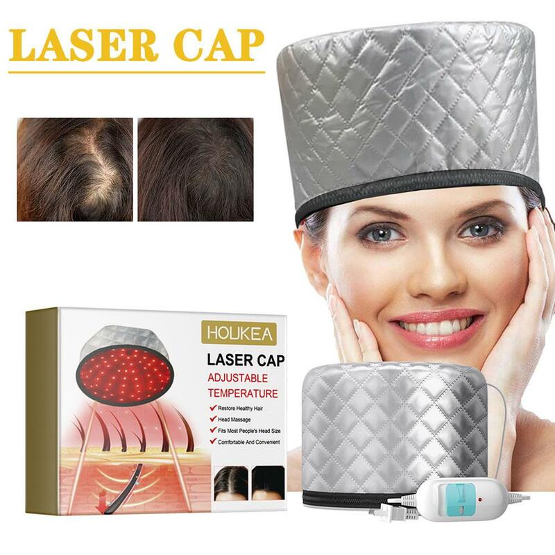 Professional Red Light Therapy Hat With 96 Lamp Beads Laser Cap Cap For Greasy Scalp Adjustable Rear Strap Hair T3Z8