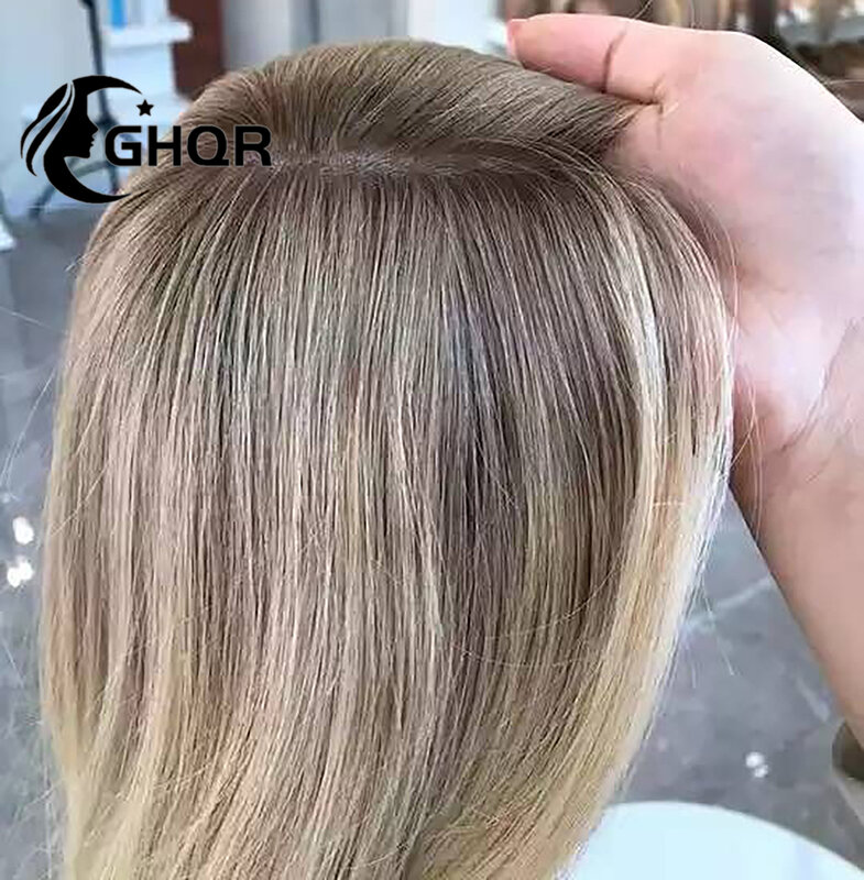 Wig Frontal Renda Sorot Rambut Manusia 613 Wig Rambut Brasil Pirang Berwarna Lurus Coklat Pirang untuk Wanita Hd Renda Transparan