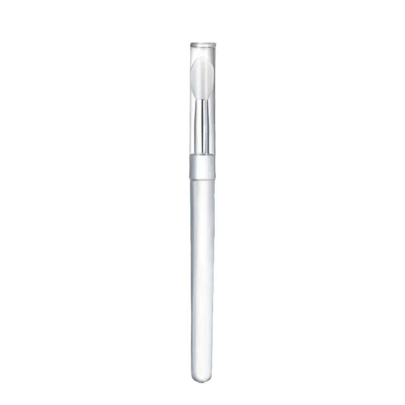 1PC pennello per labbra portatile in Silicone con coperchio strumenti multifunzionali morbidi balsamo Lipgloss trucco pennello per labbra trucco rossetto Applic I5U3