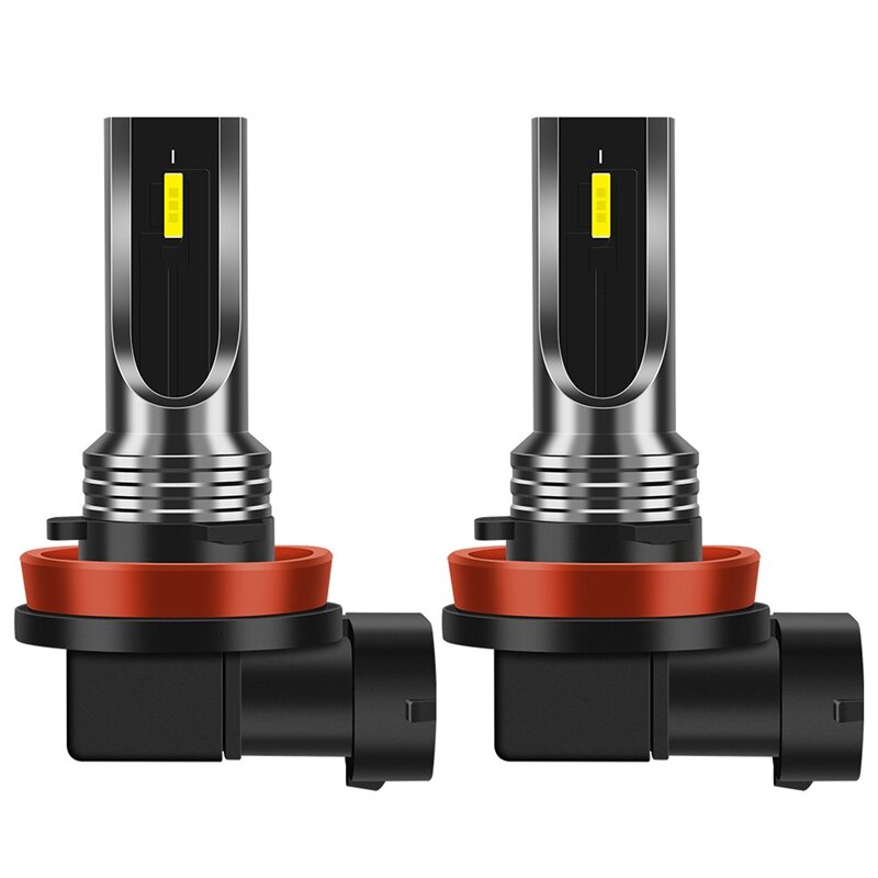 2 sztuki Mini CSP LED Canbus reflektor samochodowy światła przeciwmgielne 16000lm 6SMD żarówki automatyczne kierunkowskazy