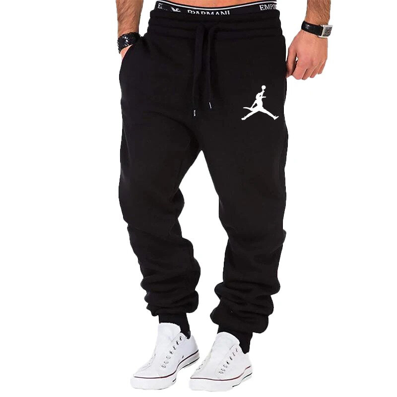 New Printed Fashion Casual Jogger Pants Men Fitness Gyms Pants Outdoor Sweatpants Running Pants Mens Trousers S-4XL
