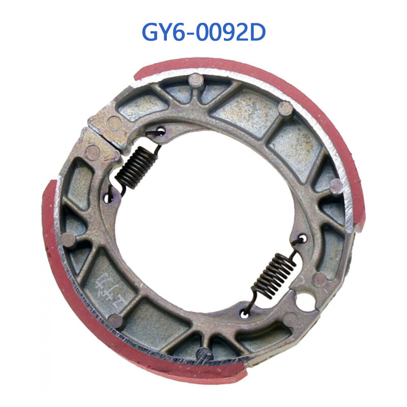 GY6-0092D Drum Brake Shoe 110mm X 25mm For GY6 125cc 150cc Chinese Scooter Moped 152QMI 157QMJ Engine