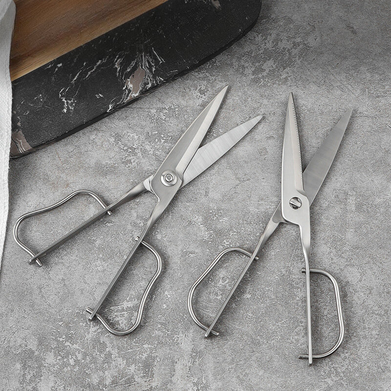 Многофункциональные кухонные ножницы из стали, съемные бытовые ножницы, корейские ножницы для барбекю