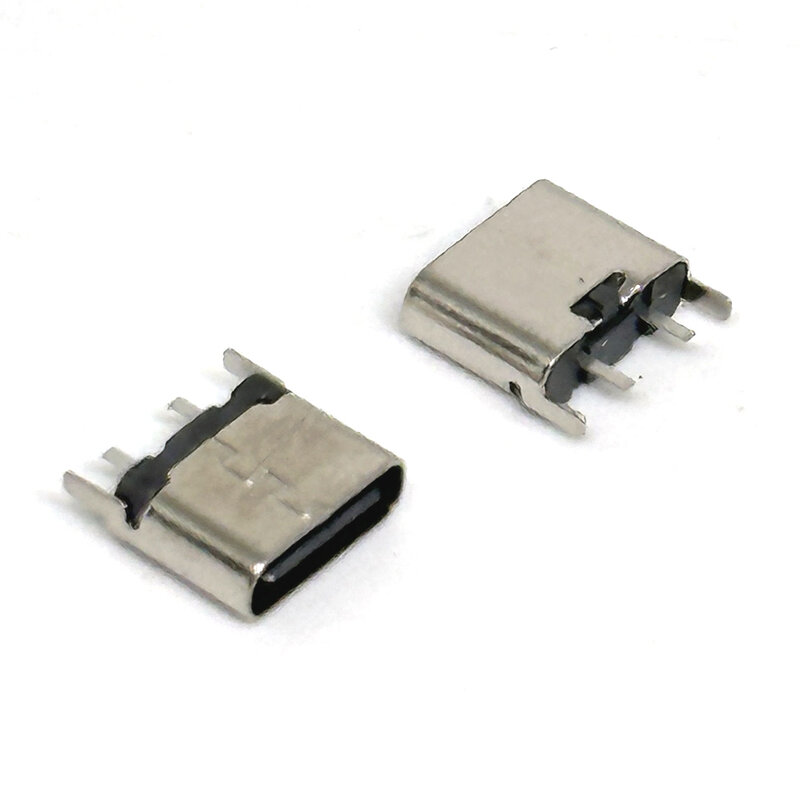 نوع C USB موصل 2 دبوس ، مقبس ، SMD ، DIP ، مقبس أنثى لثنائي الفينول ، منفذ شحن تيار عالي ، نقل بيانات
