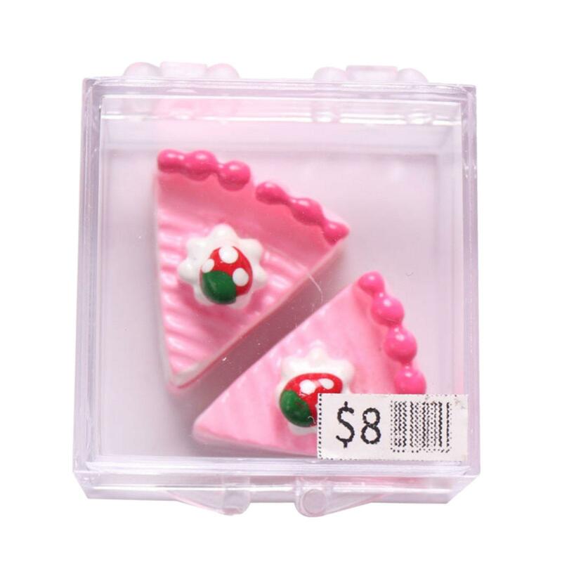 Miniatur Dessert Fall Party Zubehör Spielzeug Esszimmer Puppenhaus Mini Kuchen Box Mini Kuchen Essen Kinder Spielzeug Modell Dekoration