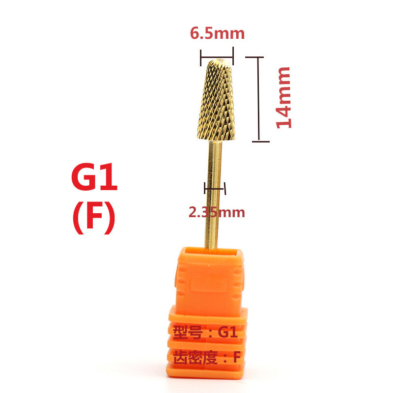 5 Maat Tungsten Carbide Nail Drill Bit 3/32 "Rotary Manicure Snijders Bits Voor Manicure Boor Accessoires Gel Verwijdering A2 a5 G1 G4