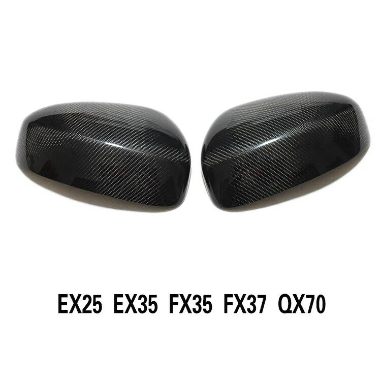 For Infiniti Modified Rearview Mirror Shell Carbon Fiber FX35 G37 QX70 Q50 Reverse Mirror Cover Rearview Mirror Housing