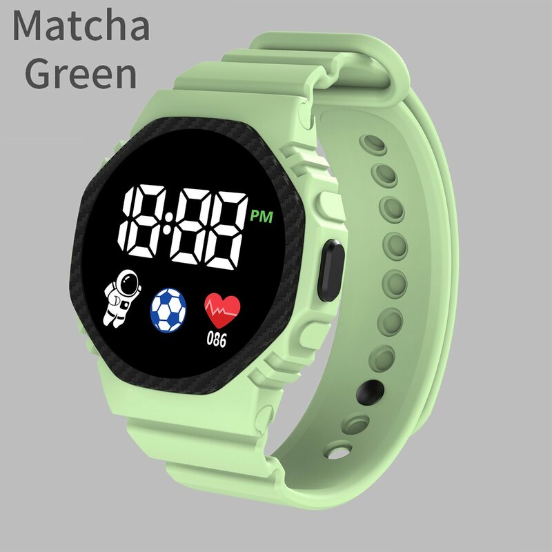 Cyfrowy zegarek dla dzieci Zegarek dla dzieci Sportowy elektroniczny wodoodporny zegarek LED dla dzieci Moda Nastoletni chłopcy Dziewczęta Inteligentne zegarki Montre