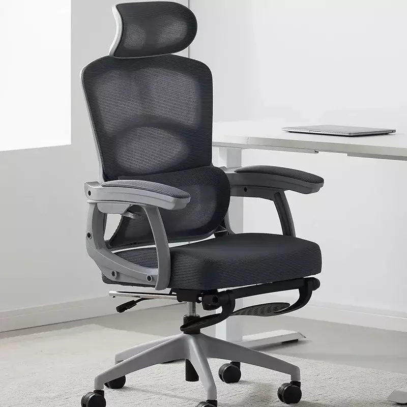 Cadeira ergonômica do escritório com apoio lombar, Cadeira executiva de encosto alto, Cadeira giratória, Cadeira de tarefas do computador, Mesh Gaming Chair