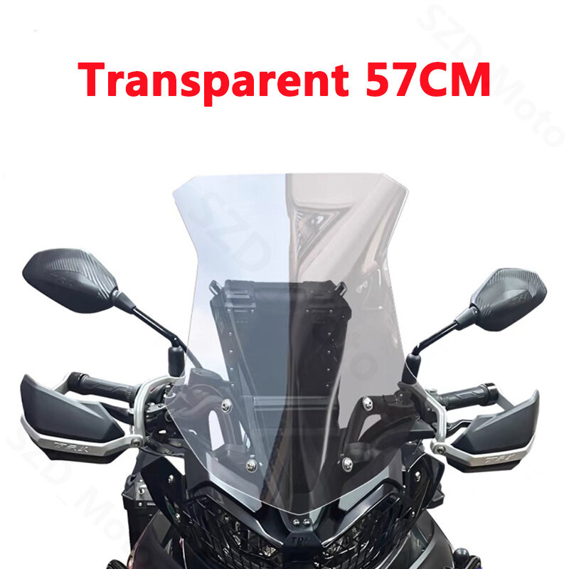 For Benelli TRK702 TRK702X TRK 702 702X High Quality Motorcycle Windshield Windscreens Wind Deflectors Front Glass Transparent