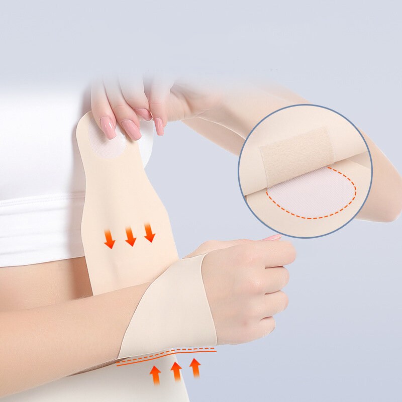 1Pc Elastic Wristband Anti-Sprain Wrist Brace Compression Tendon Sheath Wrist Joint Fixation Brace Support Gloves Palm Protector