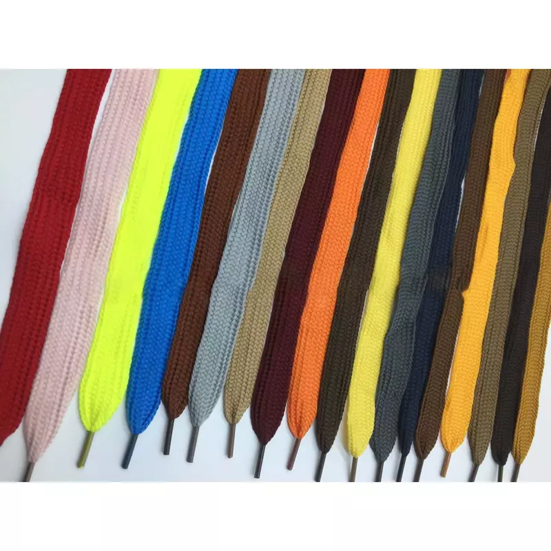 1 Pair 20mm Wide Thickened Flat Hollow Colored High Quality Soft Laces Board Shoes Canvas Shoes For Sneakers Sports Shoelaces
