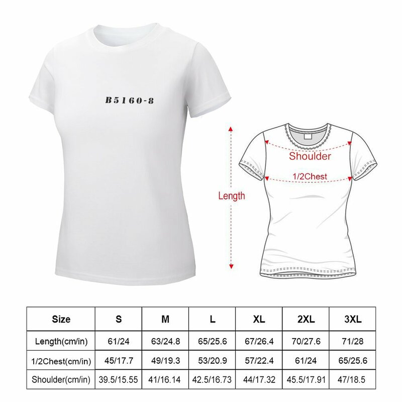 Dr. Hannibal Lecter: B5160-8 t-shirt t-shirt oversize per abbigliamento donna donna
