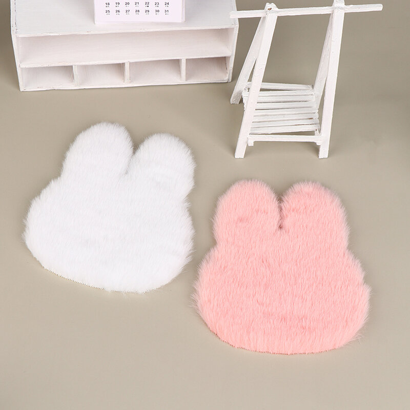 1:12 dollhouse simulação em miniatura cobertor de pelúcia modelo móveis diy acessórios do quarto banheiro sala estar decoração chão