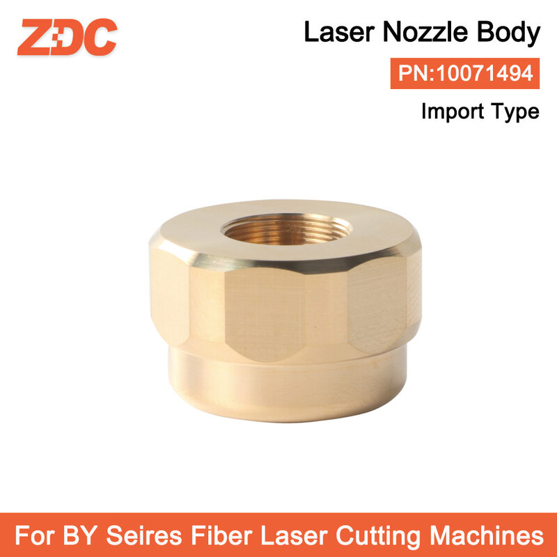 Zdc tipo de importação 10 pçs/lote bocal do laser corpo pn 10071494 para por máquinas de corte a laser de fibra