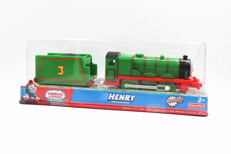 Mainan anak-anak kereta api asli Thomas & Friends Trackmaster untuk anak laki-laki anak-anak Diecast 1/64 mobil Victor Ben James Gordon Edward hadiah