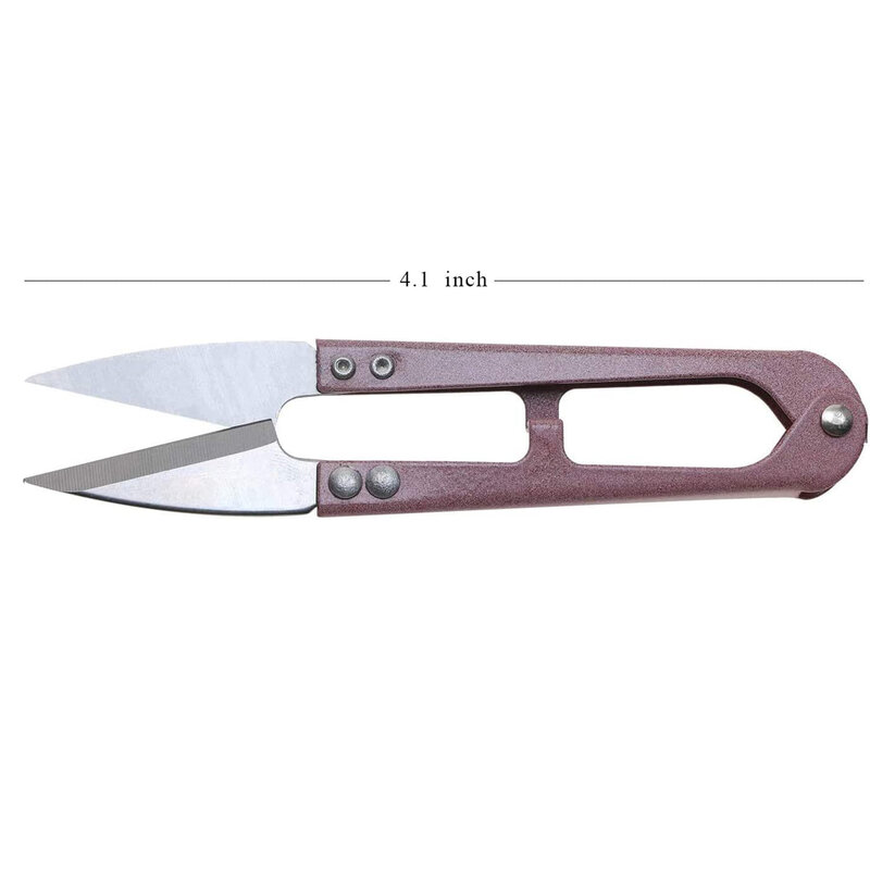 4. 1-calowa przędza nożyczki do szycia obcinarki do nitek małe nożyce do przycinania-świetne do ściegów, Mini materiały do DIA (kolor losowy)