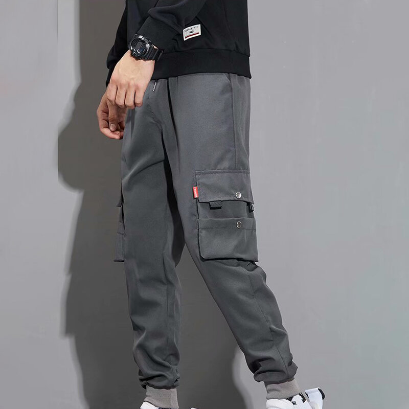 Мужские \ винтажные мешковатые брюки зимние Утепленные флисовые карго-джоггеры брюки-султанки спортивные брюки для повседневной уличной одежды