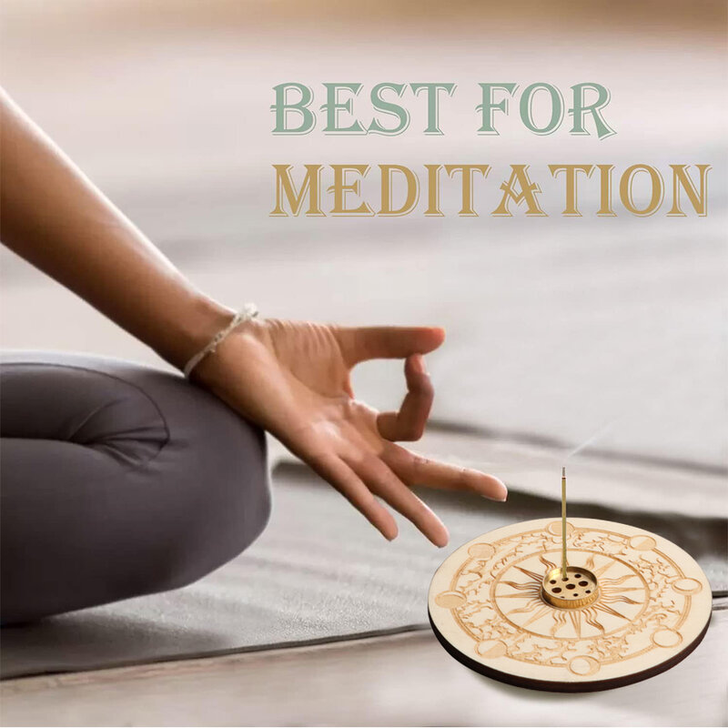 Incense Holder for Home Decoration, Meditation, Yoga